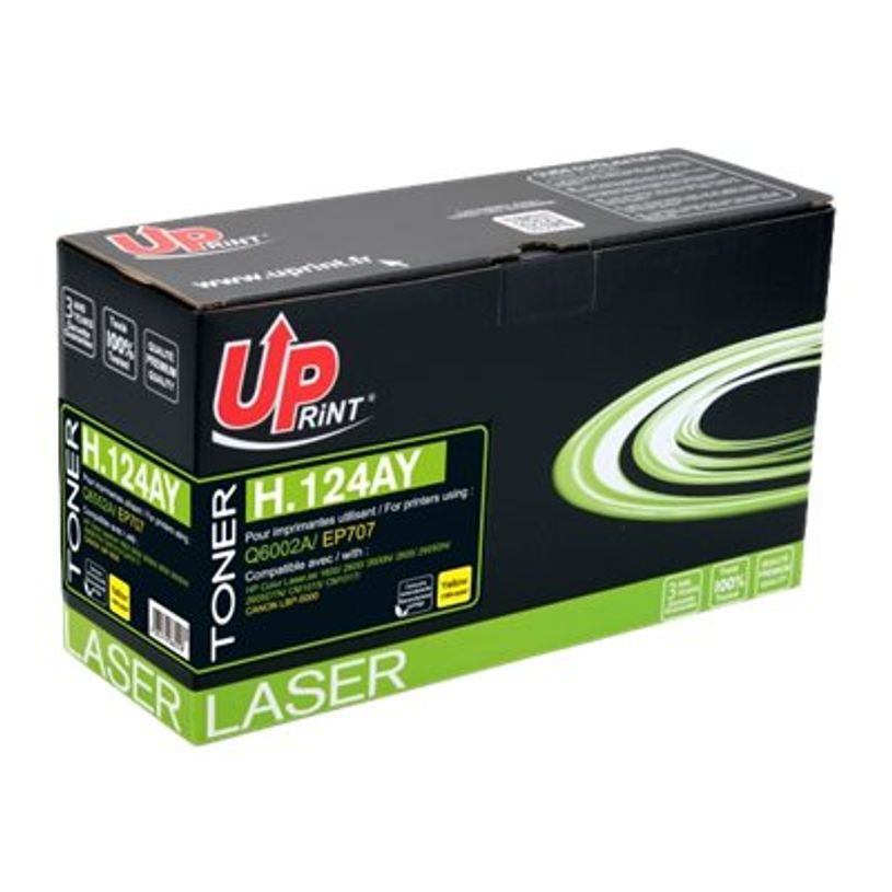 3584770883218-HP 124A, Canon 707 - remanufacturé UPrint H.124AY - jaune - cartouche laser-P_79398553_3-2