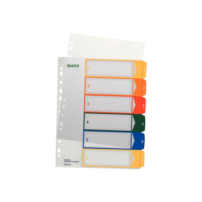 4002432358441-Leitz Printable Index - Intercalaire plastique - 6 positions - A4 extra large -P_79399540_2-0