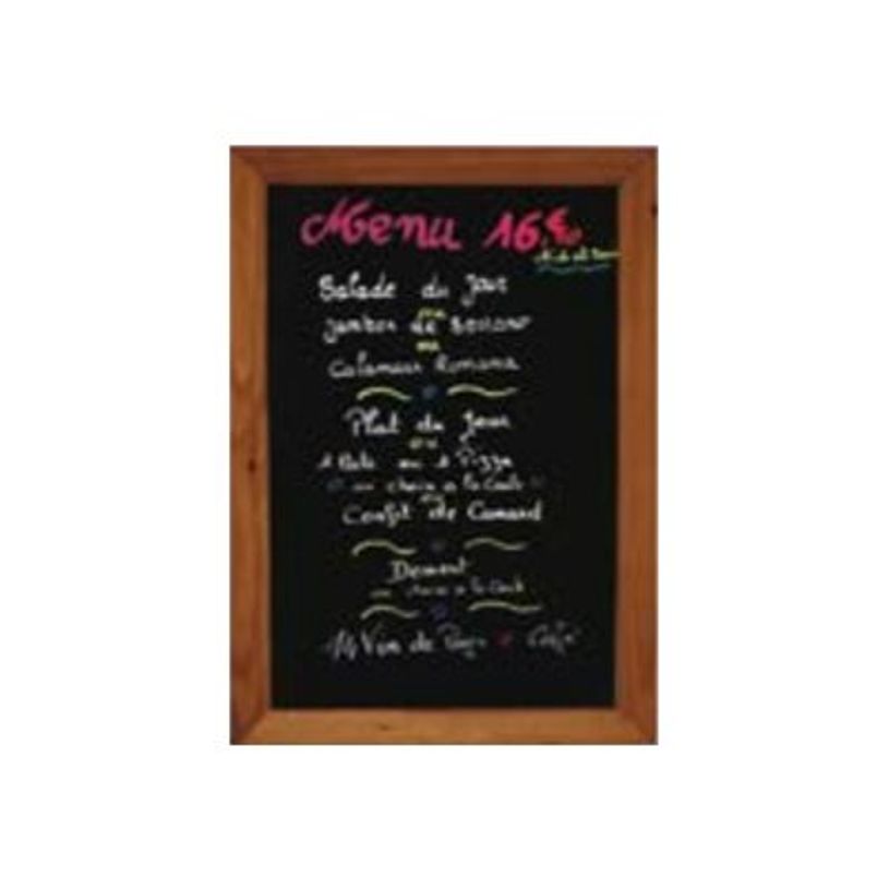 2012349930731-Promocome - Cadre bois mural fond ardoise - 53 x 80 cm-P_79400729_1-0