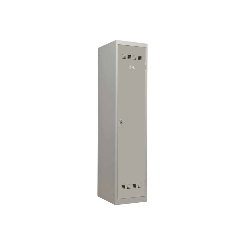 3219093114649-Vestiaire Industrie Salissante - 1 porte - 180 x 40 x 50 cm - gris/gris-P_79401180_1-0