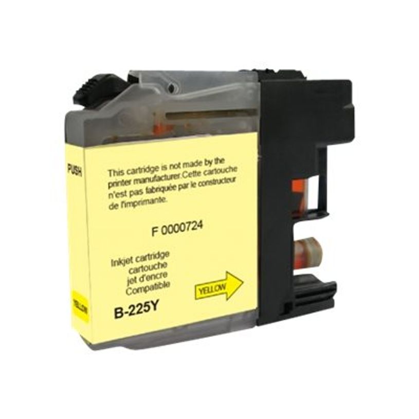 3584770889555-Cartouche compatible Brother LC225XL - jaune - Uprint-P_79401413_1-0