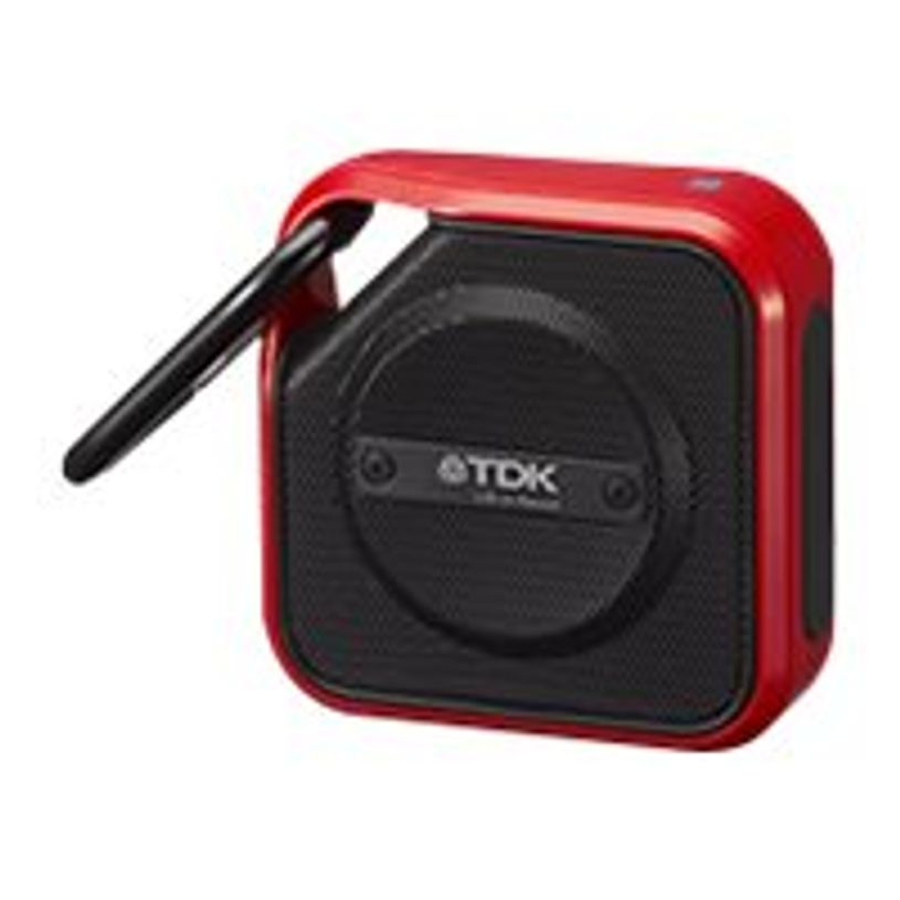 0020356621094-TDK Life on Record TREK Micro A12 - Enceinte - sans fil - 3 Watt - rouge-P_79401941_1-0