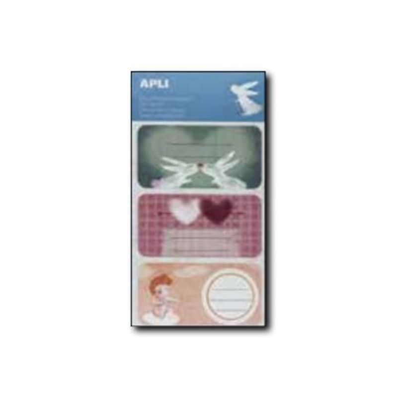 8410782140153-APLI kids saint valentin - étiquette cadeau - 9 étiquette(s)-P_79402133_1-0