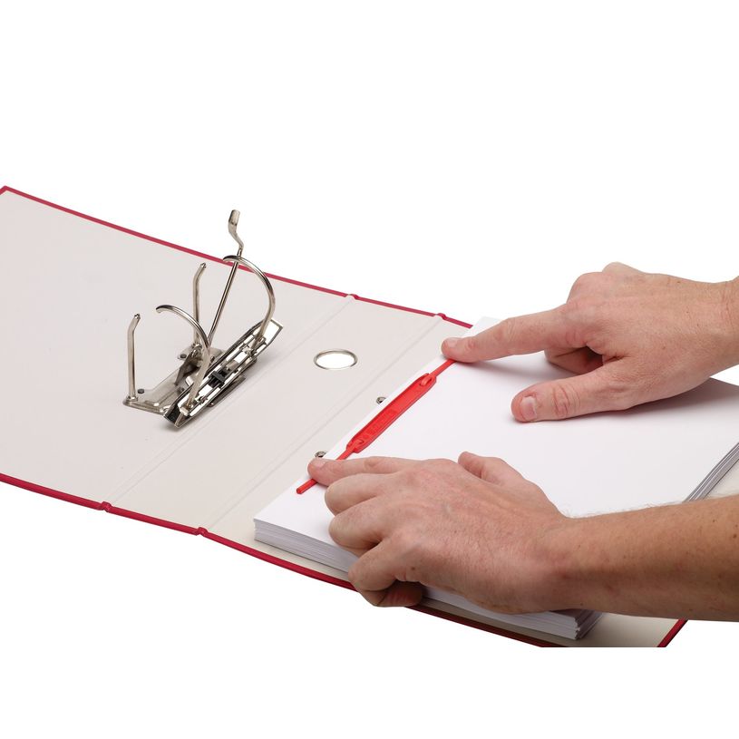 0043859653942-Bankers Box - 100 clips pour archives - rouge - Fellowes-P_79402192_4-3