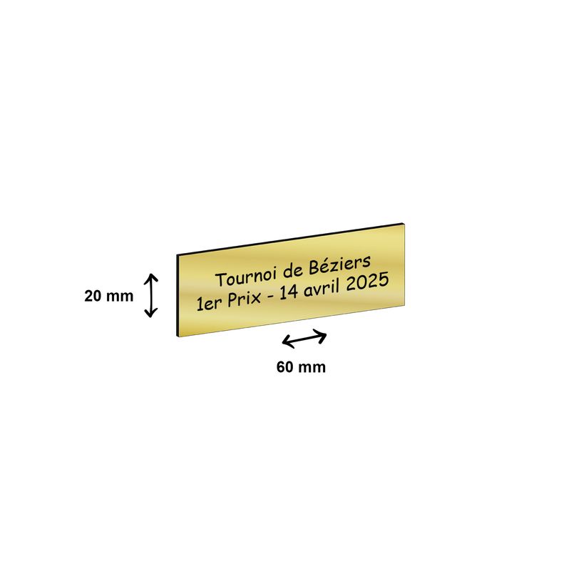 2012349936504-Plaque trophée personnalisée avec votre texte - 60 x 20 mm - dorée - adhésivée prête -P_79402714_2-1