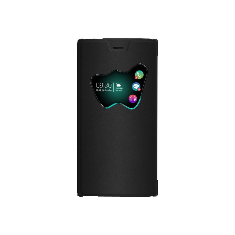 3700738106445-Wiko Folio W Vision - Protection à rabat pour Wiko Highway Pure - noir-P_79403235_1-0