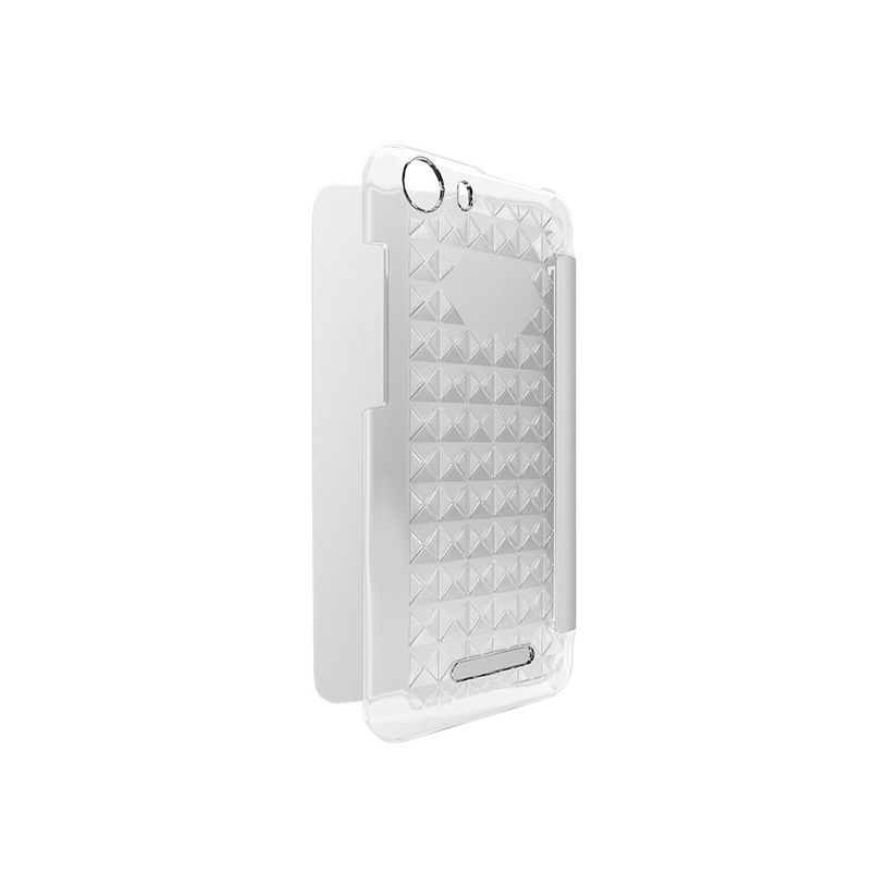3700738108258-Wiko Folio Diamonds - Protection à rabat pour Wiko Lenny 2 - blanc, transparent-P_79403988_1-0