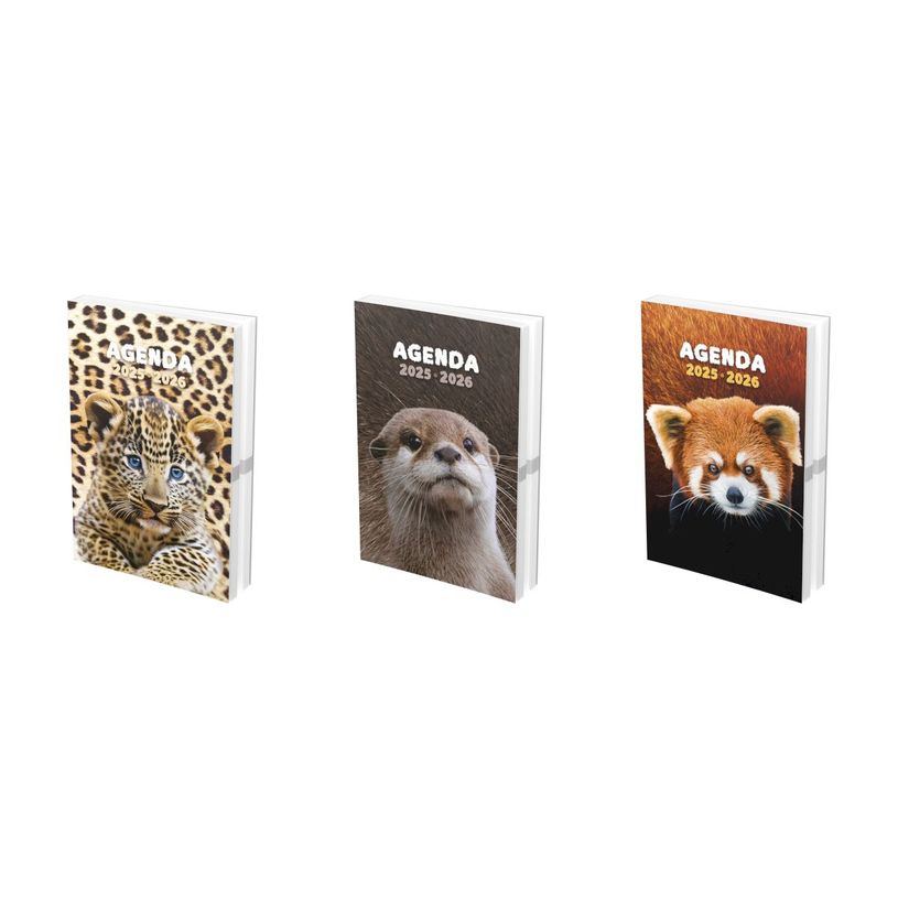 3147280059407-Agenda Print Animaux - 1 jour par page - 12 x 17 cm - différents modèles disponibles - Ha-P_79405351_6-4