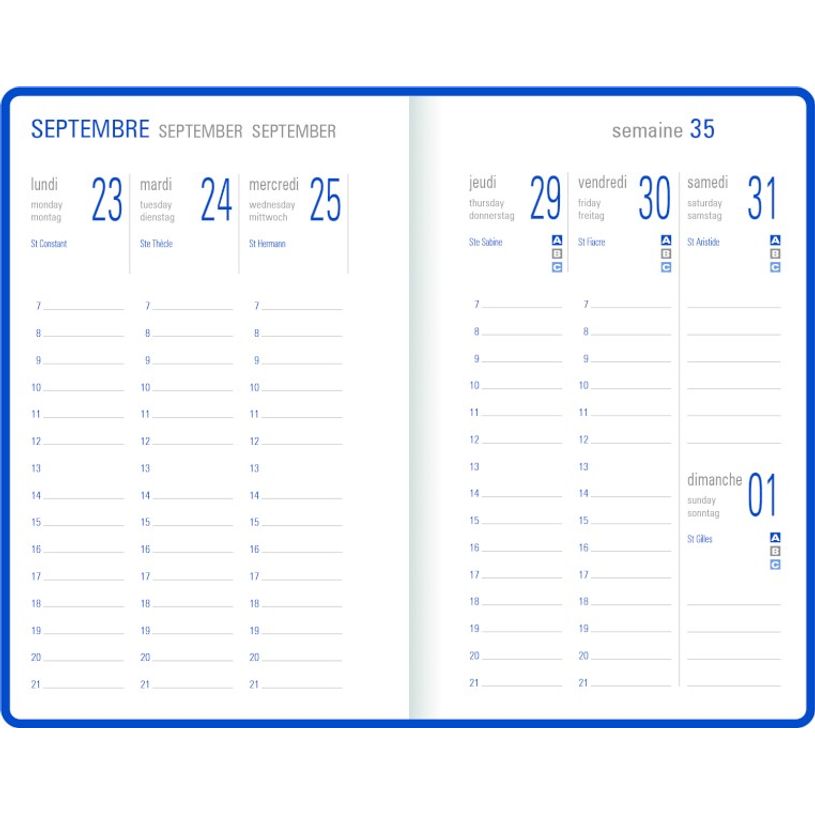 3108728151602-Agenda Summerside 15 - 1 semaine sur 2 pages - disponible dans différentes couleurs - Ober-P_79405610_2-1