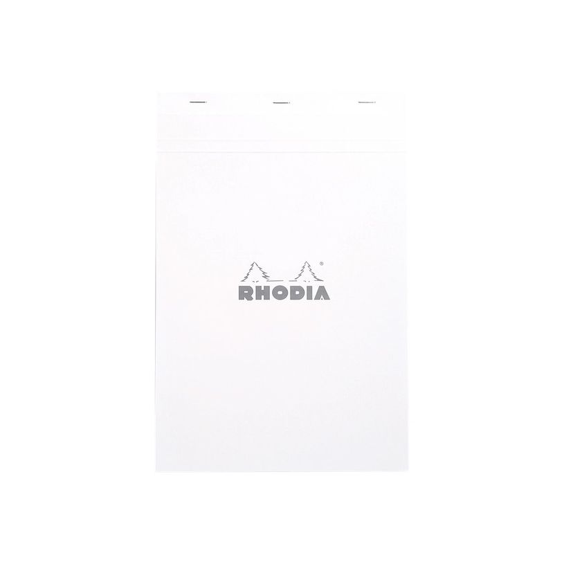 3037920192017-Rhodia - Bloc notes N°19 - A4+ - 160 pages - petits carreaux - 80g - blanc-P_79406646_2-0
