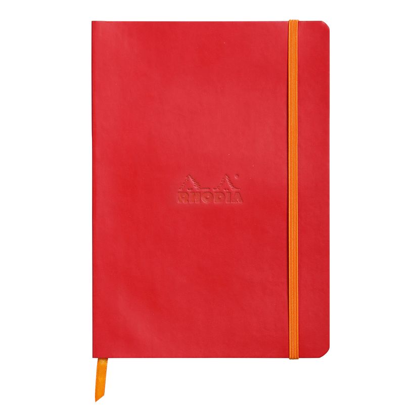 3037921174135-RHODIA Rhodiarama - Carnet souple A5 - 160 pages - ligné - coquelicot-P_79406660_1-0