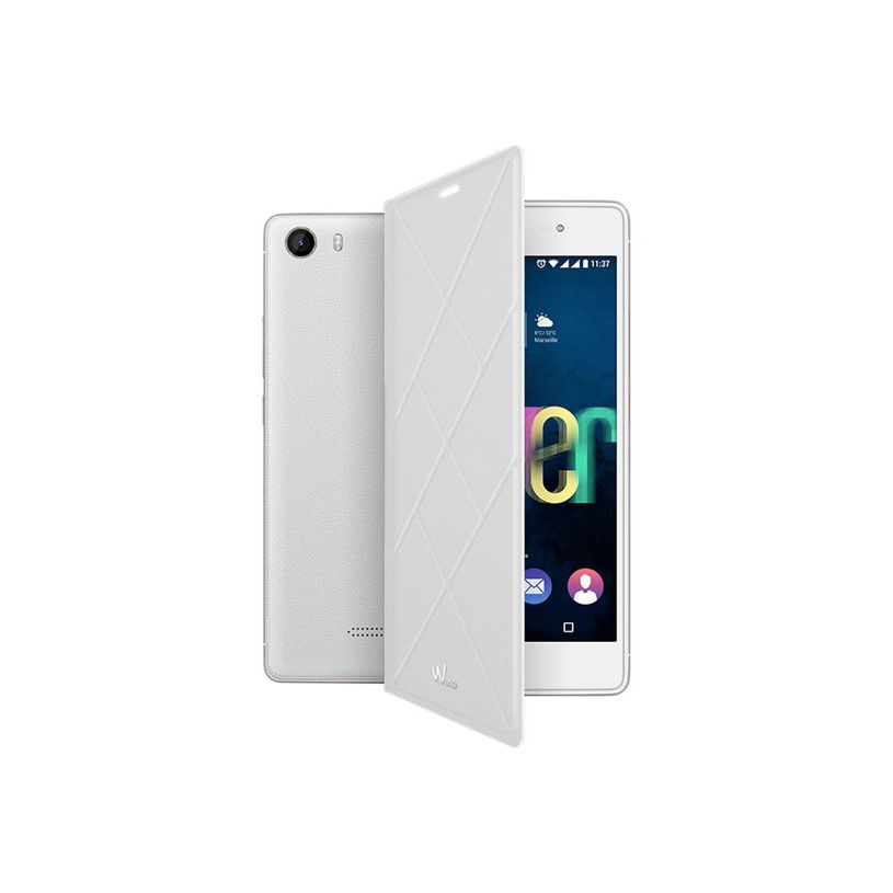 3700738109095-Wiko Folio - Protection à rabat pour Wiko Pulp FAB 4G - blanc-P_79407520_2-1