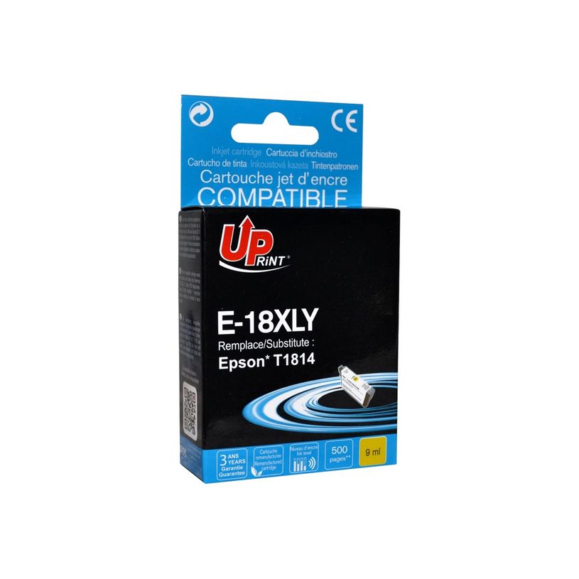 3584770896348-Cartouche compatible Epson 18XL Pâquerette - jaune - Uprint-P_79407792_1-0