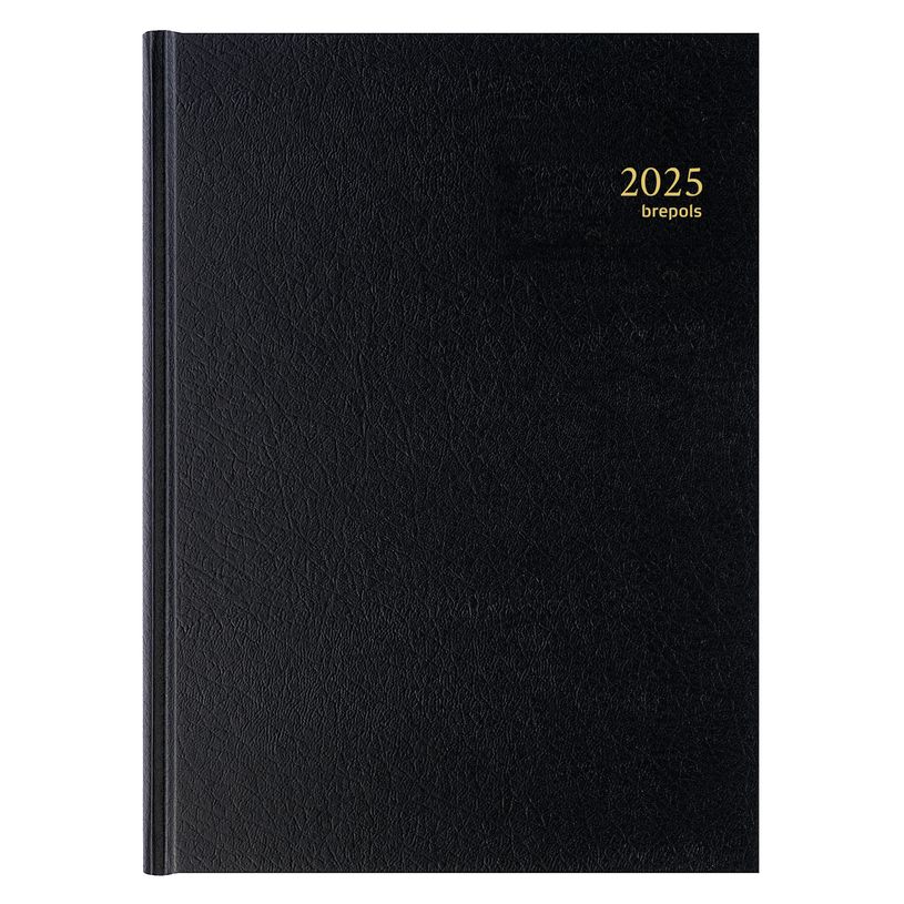 5412303100298-Agenda Santex Bremax - 1 jour par page - 21 x 29 cm - noir - Brepols-P_79407927_1-0