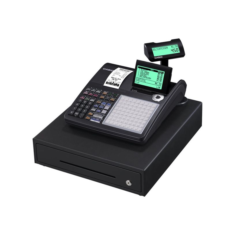 4971850511410,4971850509332-Casio SE-C450 - caisse enregistreuse - 3000 PLU - Tiroir : 8 pièces et 4 bil-P_79407937_1-0