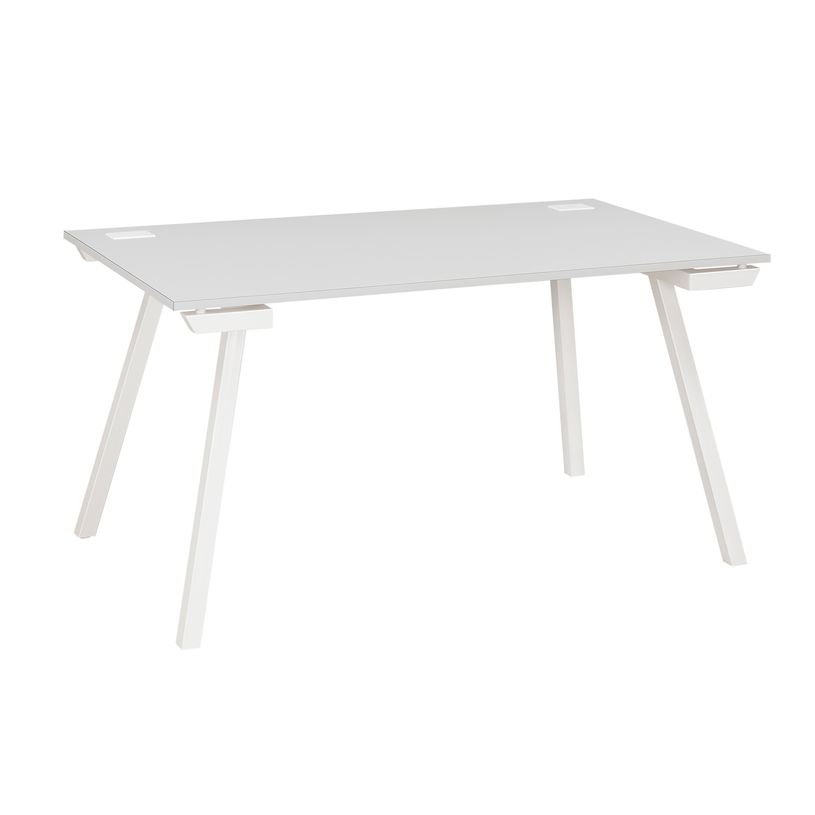 3483600495556-Bureau SUNDAY - 140 cm - Pieds trapèze - Gris-P_79408136_1-0