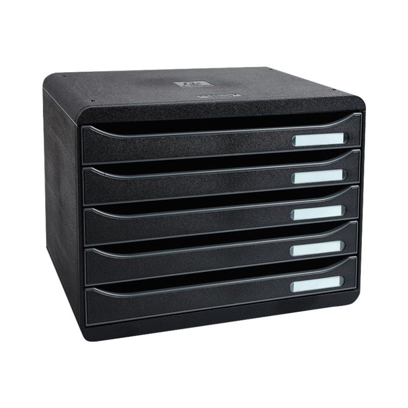 9002493423558-Exacompta BigBox Plus - Module de classement à l'italienne 5 tiroirs - noir-P_79408934_1-0
