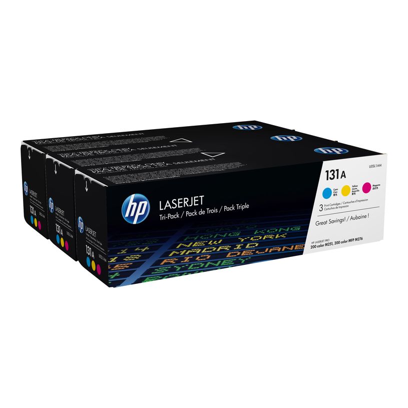 0888182055885-HP 131A - pack de 3 - jaune, cyan, magenta - cartouche laser d'origine-P_79409265_4-1