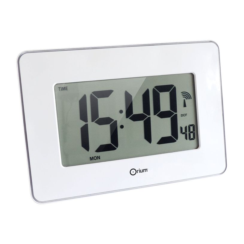 3661474119703-Orium - Horloge - électronique - bureau - blanc brillant-P_79409524_2-0