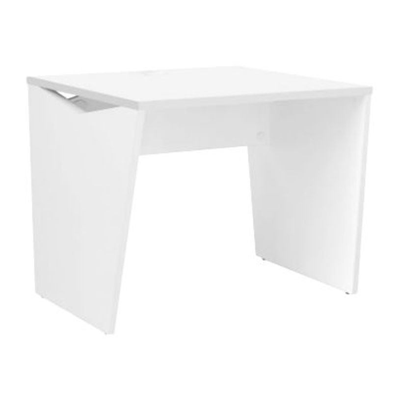 3483600713230-Bureau YES ! - 80 cm - Pieds panneaux fixes - Blanc-P_79409810_1-0
