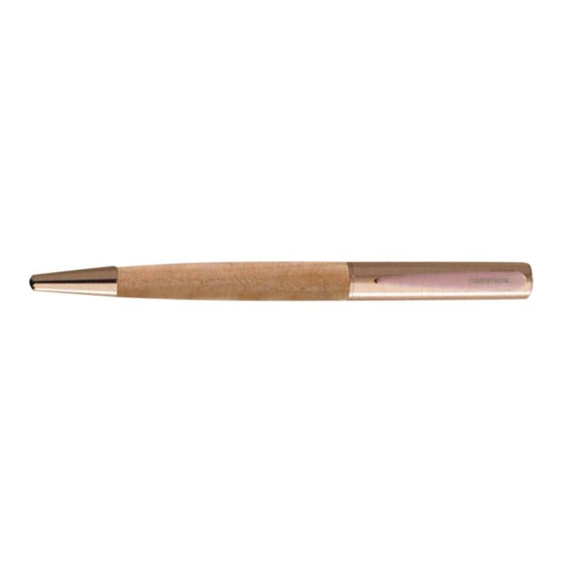3108722401260-Oberthur Stockholm - Stylo plume blanc / métal cuivre-P_79410236_2-1