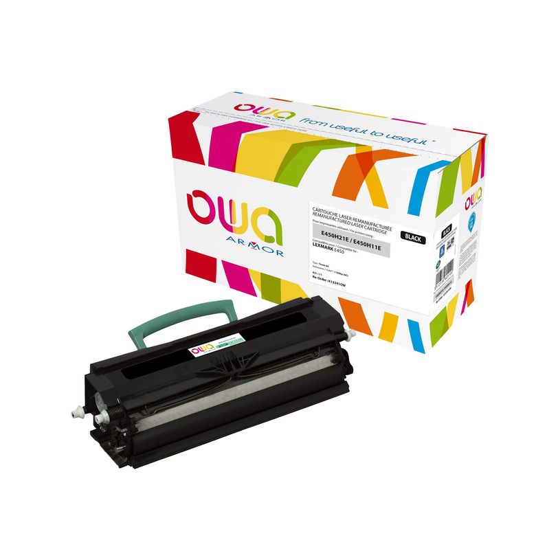 3112539605100-Cartouche laser compatible Lexmark E450H11E - noir - Owa K12341OW-P_79410671_1-0