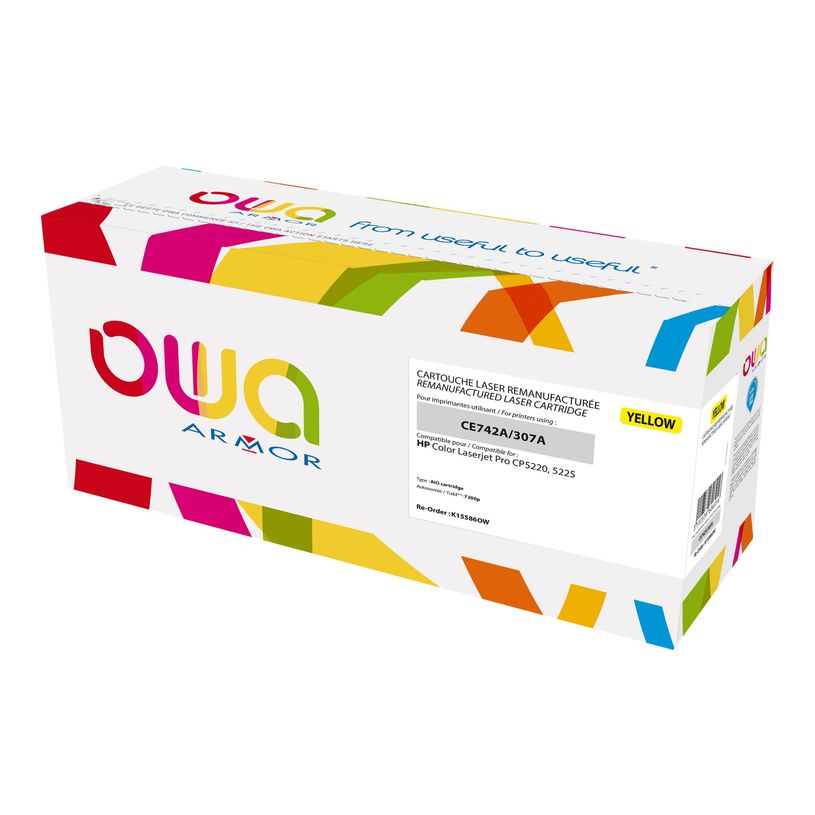 3112539606916-Cartouche laser compatible HP 307A - jaune - Owa K15586OW-P_79410795_1-0