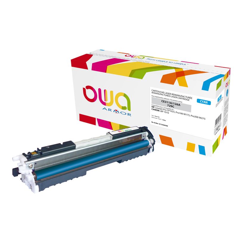 3112539607326-Cartouche laser compatible HP 126A - cyan - Owa K15409OW-P_79410818_1-0