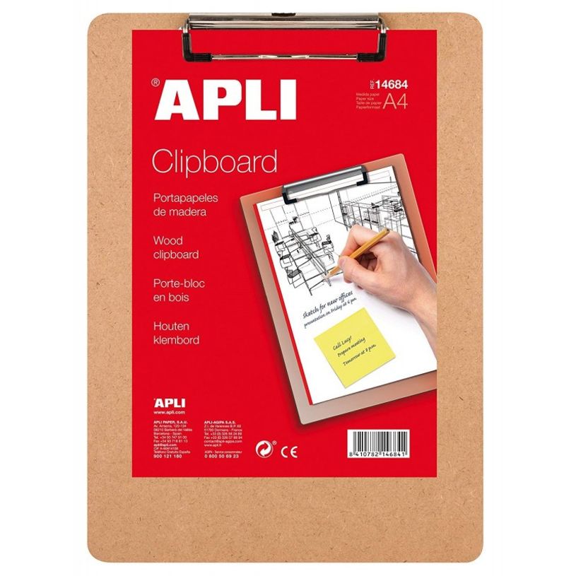8410782146841-Apli - Porte bloc - A4 - bois-P_79410963_1-0