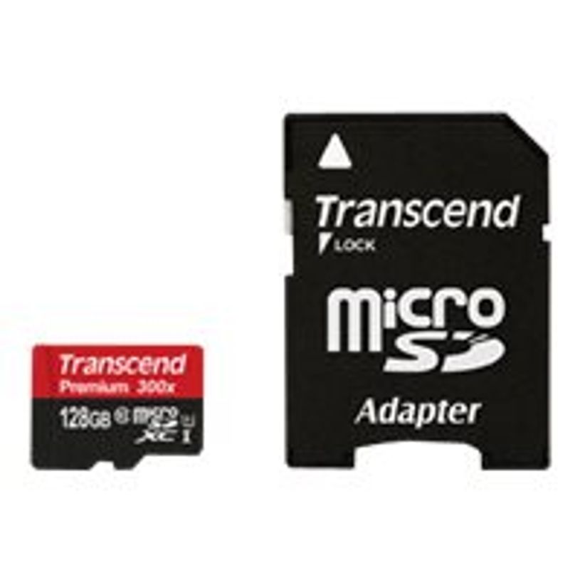 0760557831983-Transcend Premium - carte mémoire flash - 128 Go - microSDXC-P_79411774_1-0