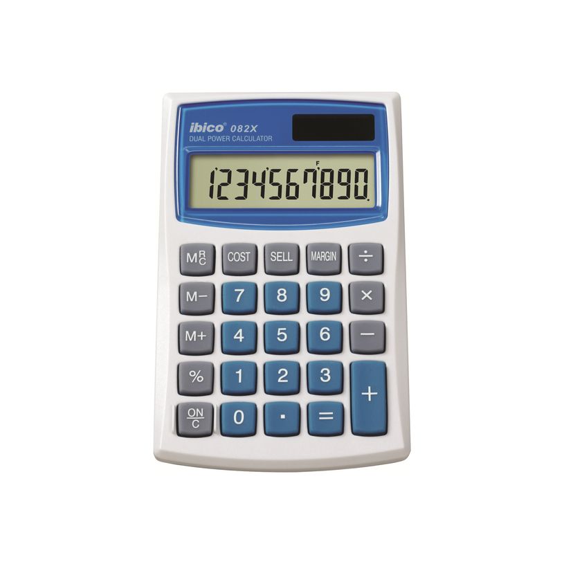 013465410017-Calculatrice de poche Ibico 082X - 8 chiffres - alimentation batterie et solaire-P_79412051_4-0