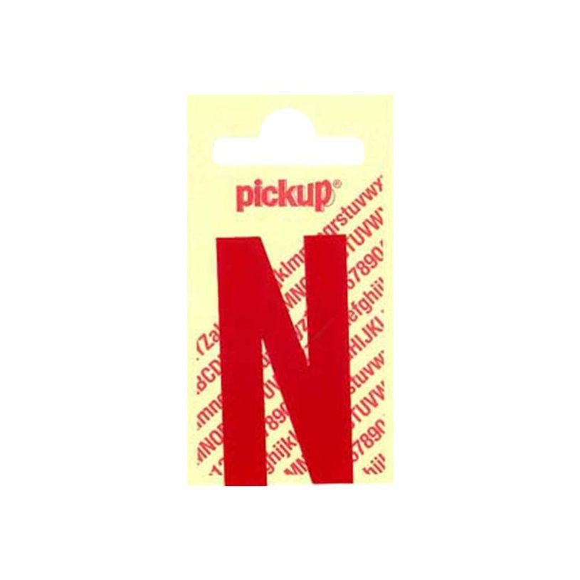8711234223135-Pickup - Étiquette autocollante - 90 mm - Lettre N - rouge brillant-P_79413023_1-0