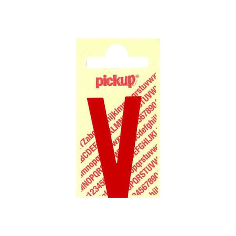8711234223210-Pickup - Étiquette autocollante - 90 mm - Lettre V - rouge brillant-P_79413031_1-0