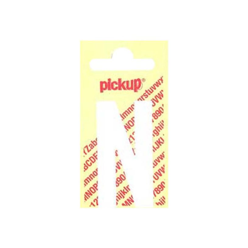 8711234242136-Pickup - Étiquette autocollante - 150 mm - Lettre N - blanc mat-P_79413060_1-0