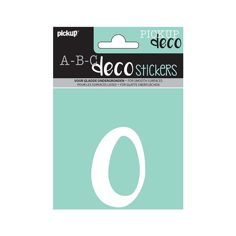 8711234003805-Pickup Déco Zoé - Étiquette autocollante 110 mm - Chiffre 0 - blanc-P_79413397_1-0