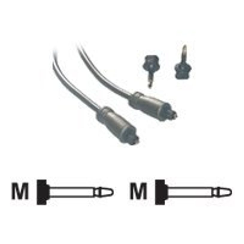 3700224721732-MCL Samar - câble audio optique Toslink (M)/(M) + adaptateur - 1 m-P_79414780_1-0