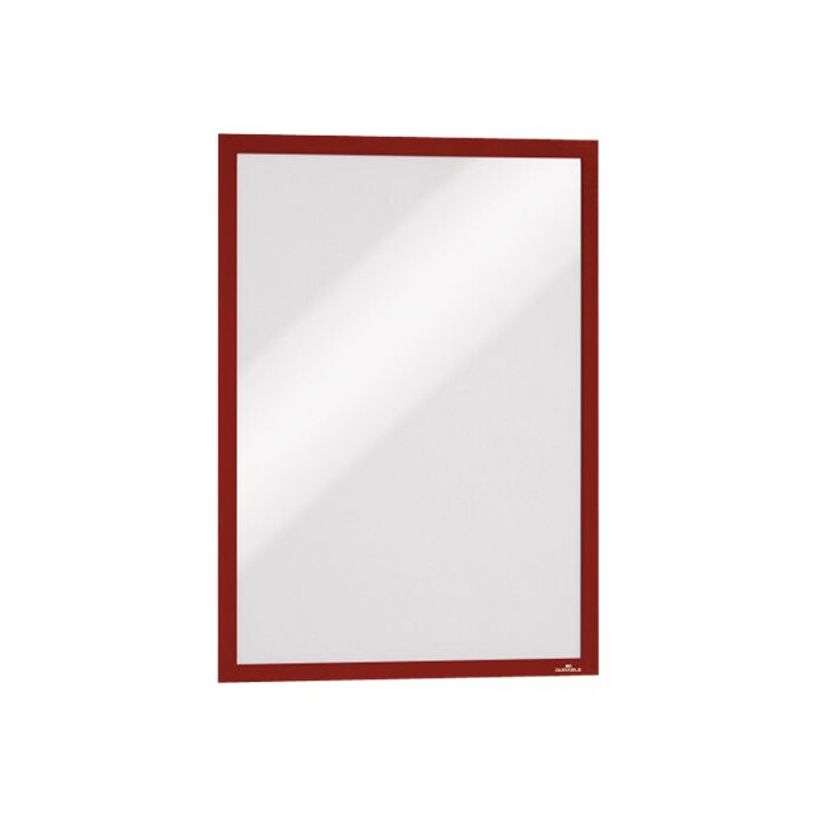 4005546406763-Durable Duraframe - 2 Cadres d'affichage adhésif - A3 - rouge-P_79415386_1-0