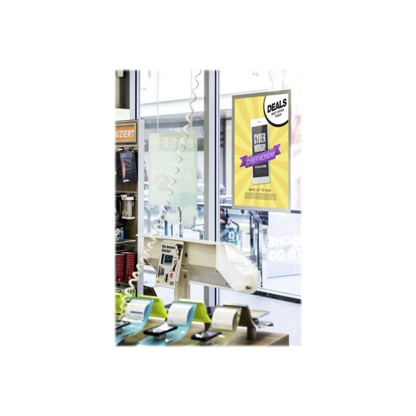 4005546507828-Durable Duraframe Poster Sun - Cadre d'affichage vitrostatique - 50 x 70 cm - argent-P_79415401_4-3