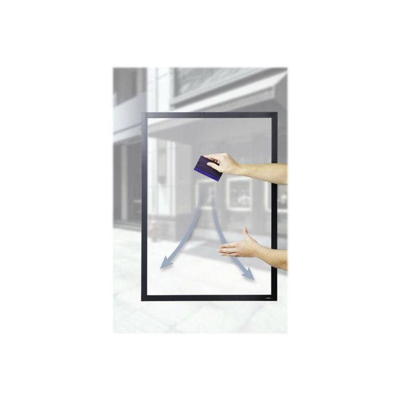 4005546507828-Durable Duraframe Poster Sun - Cadre d'affichage vitrostatique - 50 x 70 cm - argent-P_79415401_6-5
