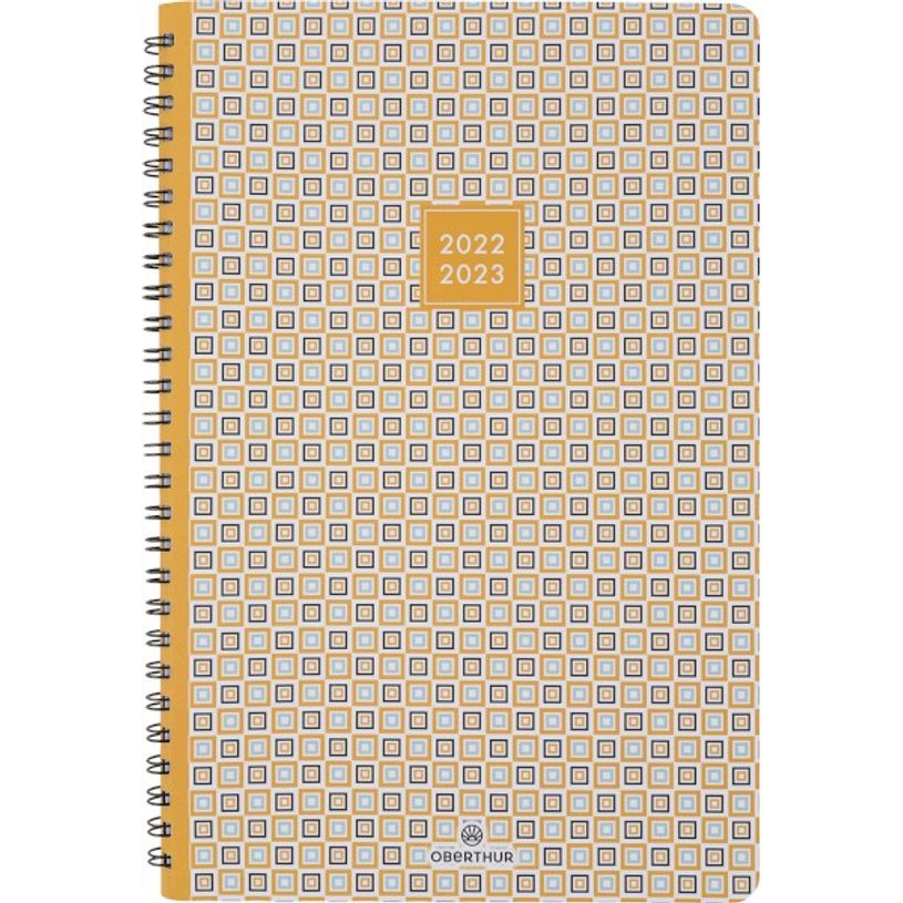 3108728251401-Agenda à spirale Graphik 25 - 1 semaine sur 2 pages - 3 décors au choix - Oberthur-P_79416230_2-1