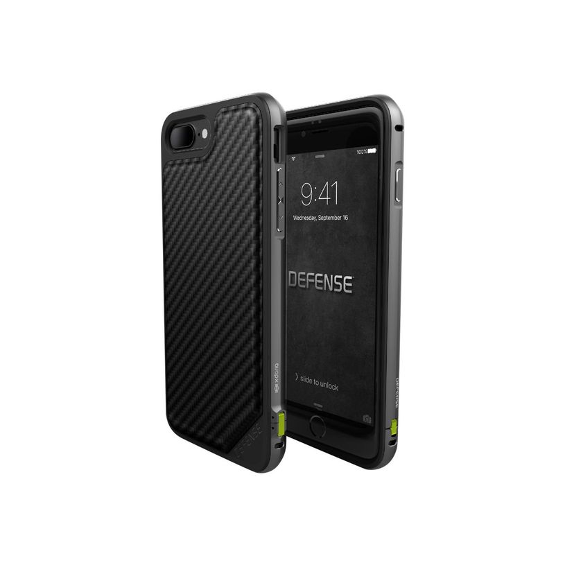 6950941449670-X-Doria Defense Lux - Coque de protection pour iPhone 7 Plus - carbone noir-P_79416898_1-0