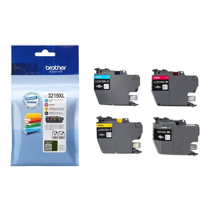 4977766767019-Brother LC3219XL - Pack de 4 - noir, cyan, magenta, jaune - cartouche d'encre originale-P_79417595_4-3