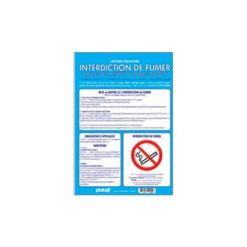 8711234129598-Pickup - Panneau d'affichage - Interdiction de fumer-P_79417800_1-0