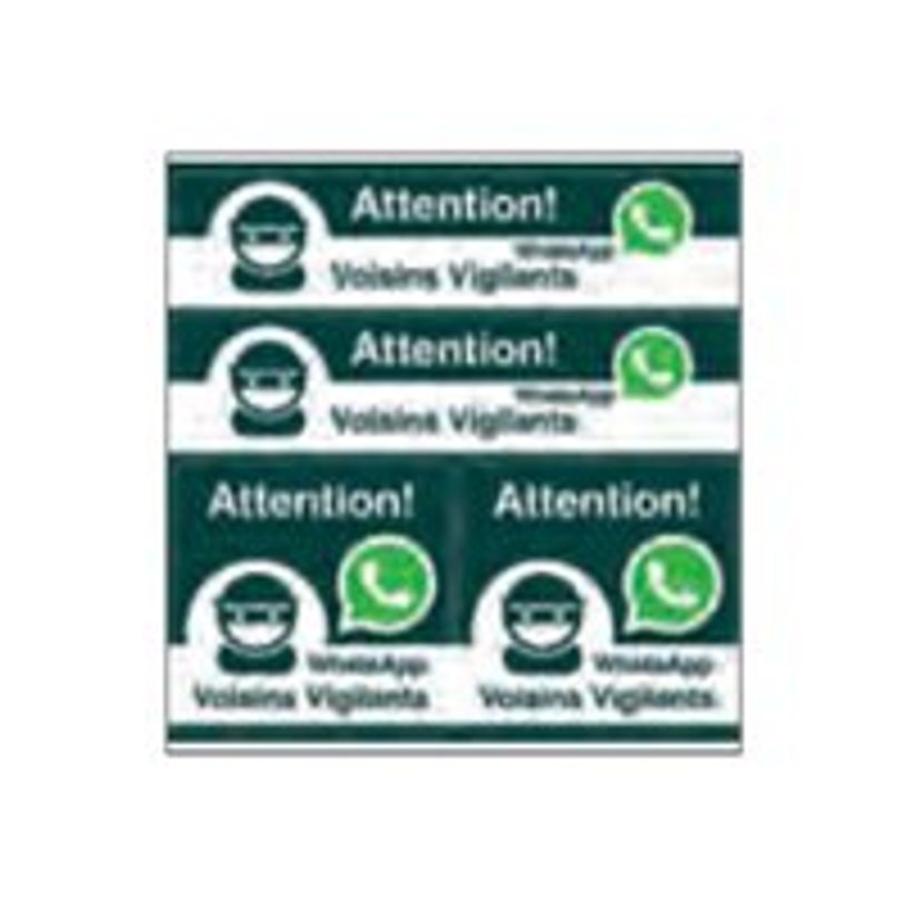 8711234376633-Pickup - Pictogramme - Whatsapp voisins vigilants - 4 autocollants 15 x 15 cm-P_79417839_1-0
