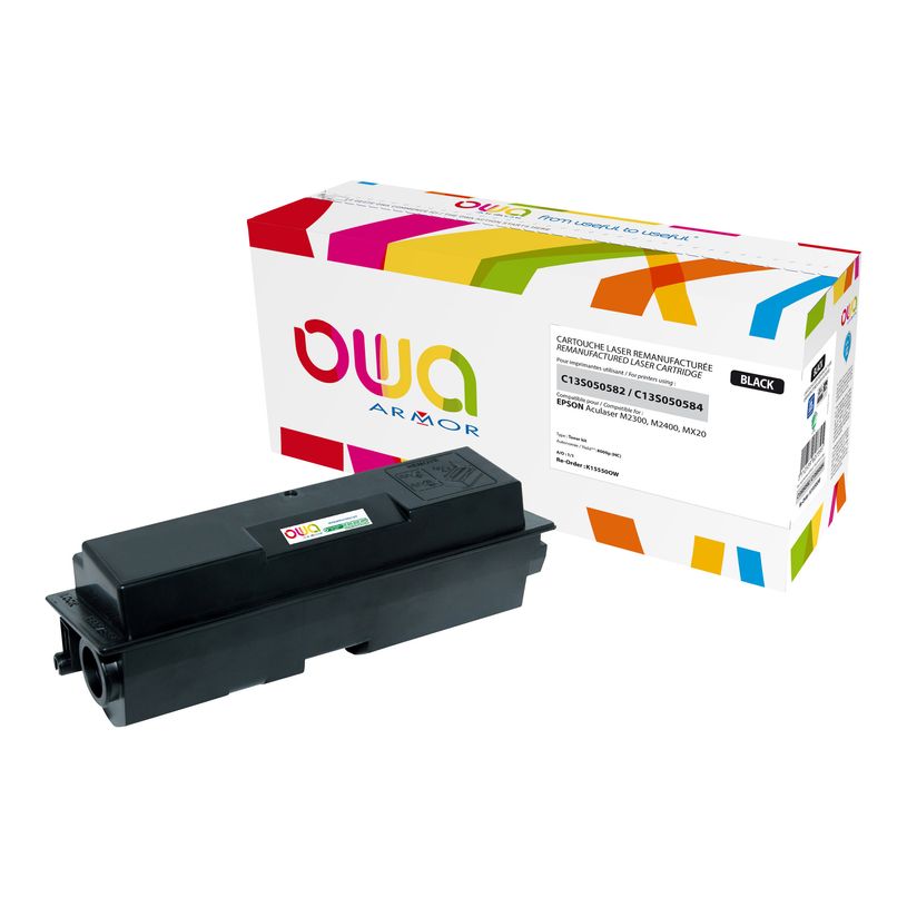 3112539607395-Cartouche laser compatible Epson S050582 - noir - Owa K15550OW-P_79418879_1-0