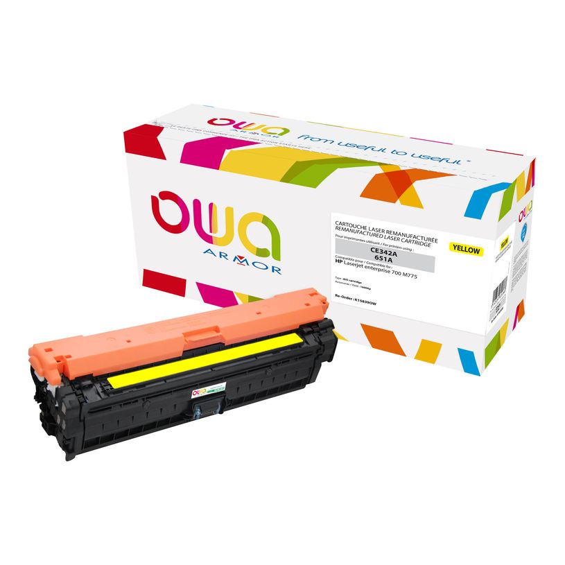 3112539625368-Cartouche laser compatible HP 651A - jaune - Owa K15839OW-P_79418928_1-0