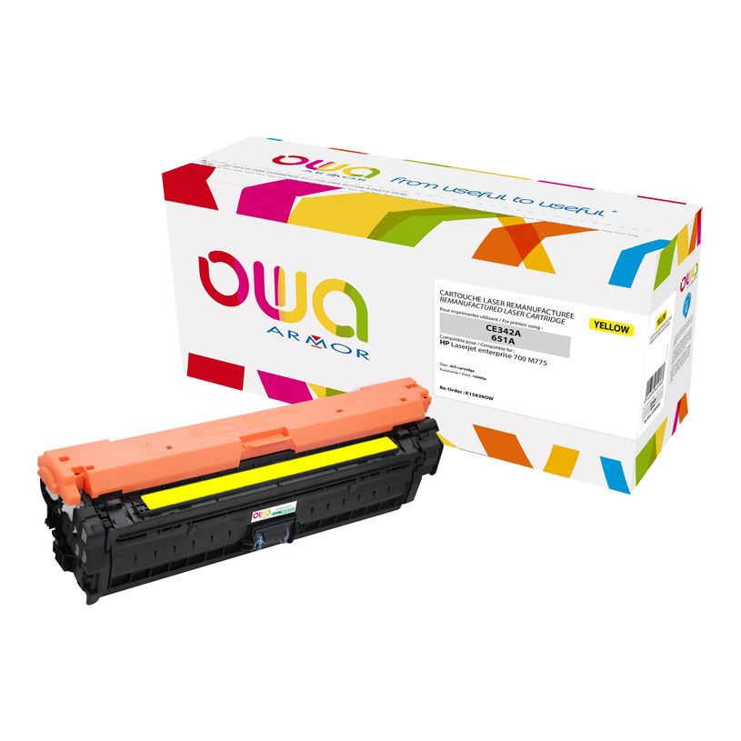 3112539625368-Cartouche laser compatible HP 651A - jaune - Owa K15839OW-P_79418928_2-1