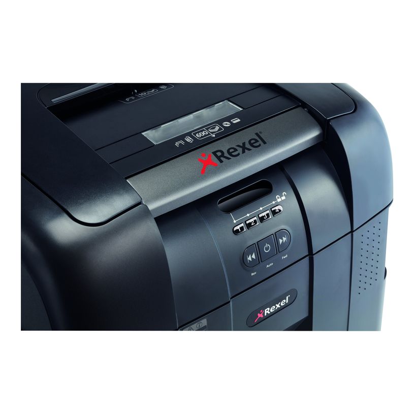 5028252504720-Rexel Auto+ 600X - destructeur de documents coupe croisée - 600 feuilles - Corbeille 80 li-P_79419037_6-5