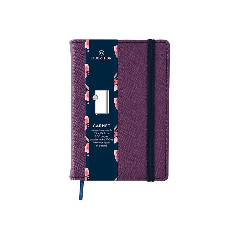 3108724561085-Oberthur Carmen - Carnet de notes A7 - violet-P_79419214_2-0