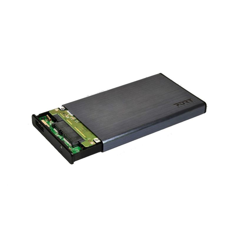 3567049000356-Port Connect - Boîtier externe usb type C pour disque dur 2,5'' - noir-P_79419303_2-1
